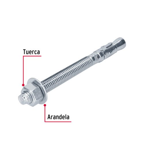 46649 - Caja con 25 taquetes arpón de 1/2" x 5-1/2", FIERO