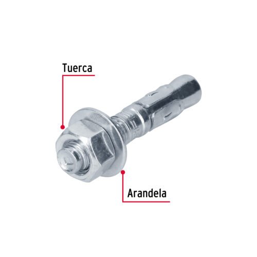 46651 - Caja con 25 taquetes arpón de 5/8" x 3-1/2", FIERO