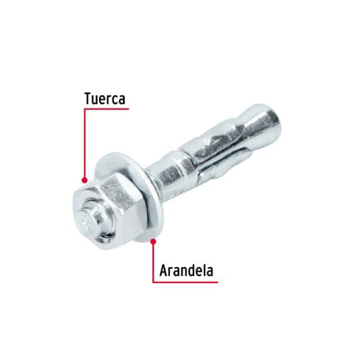 46664 - Bolsa con 6 taquetes arpón 3/8" x 2-1/4", FIERO