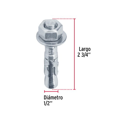 466702 46670 - Bolsa con 4 taquetes arpón 1/2" x 2-3/4", FIERO