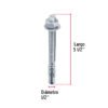 466742 46674 - Bolsa con 4 taquetes arpón 1/2" x 5-1/2", FIERO