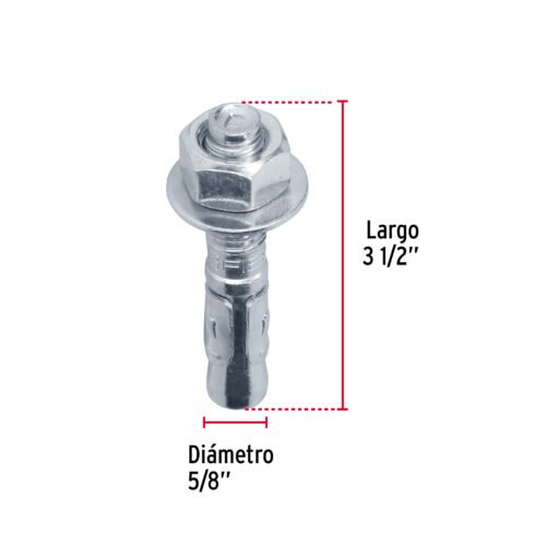 466762 46676 - Bolsa con 2 taquetes arpón 5/8" x 3-1/2", FIERO