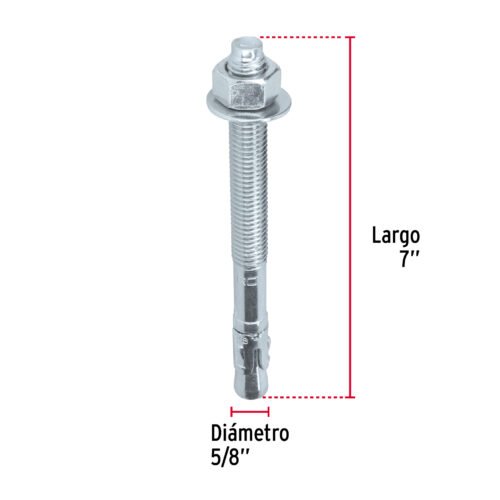 466802 46680 - Bolsa con 2 taquetes arpón 5/8" x 7", FIERO
