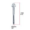 466812 46681 - Bolsa con 2 taquetes arpón 5/8" x 8-1/2", FIERO