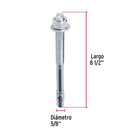 466812 46681 - Bolsa con 2 taquetes arpón 5/8" x 8-1/2", FIERO