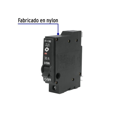 467021 46702 - Interruptor de 1 polo 30A, enchufable, VOLTECK