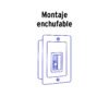 467022 46702 - Interruptor de 1 polo 30A, enchufable, VOLTECK
