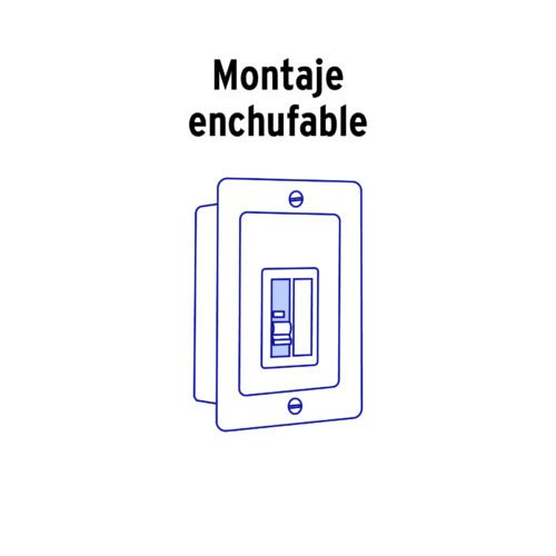 467022 46702 - Interruptor de 1 polo 30A, enchufable, VOLTECK