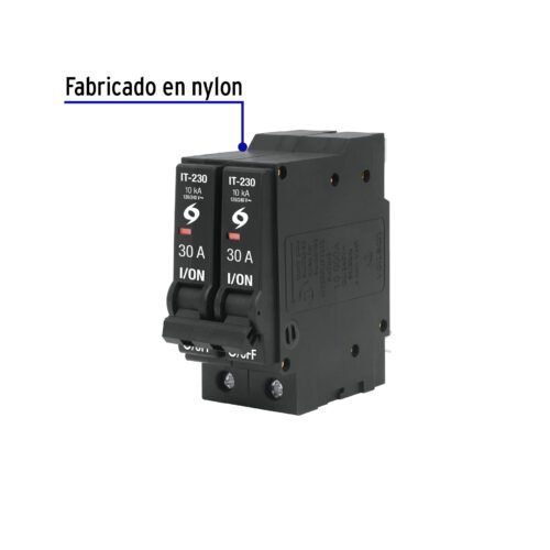 467051 46705 - Interruptor de 2 polos 30A, enchufable, VOLTECK