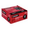 46708 - Bisagra cuadrada 3 1/2", negro mate, cabeza plana, HERMEX