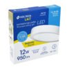 46713 - Luminario LED tipo plafón 12 W, redondo, luz de día, blanco