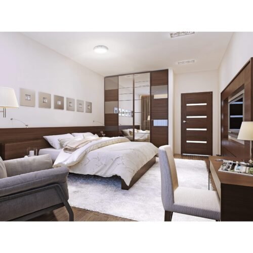 46717 - Luminario LED tipo plafón 24 W, redondo, luz de día, blanco