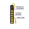 467191 45719 - Pasador de barril de acero latón 6", HERMEX