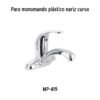 46720 - Maneral de palanca p/monomando lavabo MP-419, cromo, Basic