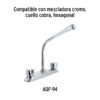 46730 - Cuello tipo cobra p/mezcladora de fregadero de manerales hex