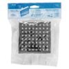 467336 46733 - Regadera cuadrada ABS 4" acabado cromo sin brazo, Foset