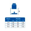 467352 46735 - Regadera cuadrada ABS 6" acabado cromo sin brazo, Foset