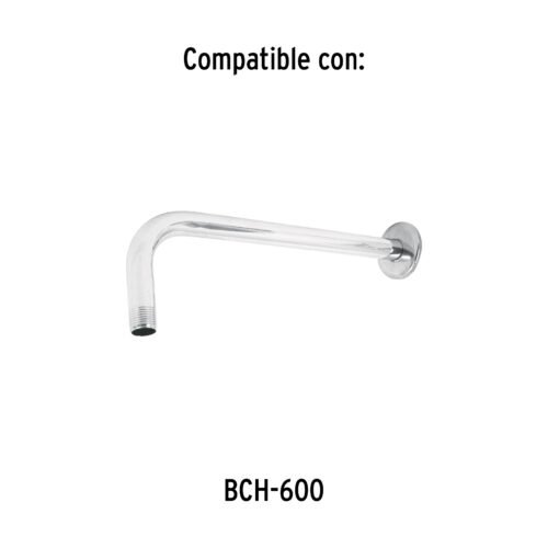 467355 46735 - Regadera cuadrada ABS 6" acabado cromo sin brazo, Foset
