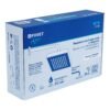 46736 - Regadera cuadrada ABS 8" acabado cromo con brazo, Foset