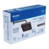 46742 - Regadera cuadrada ABS 8" acabado satín con brazo, Foset