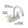 467511 46751 - Mezcladora p/lavabo, bar, manerales palanca, satín, Tubig