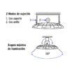 46792 - Luminario de LED 100 W High Bay, Volteck