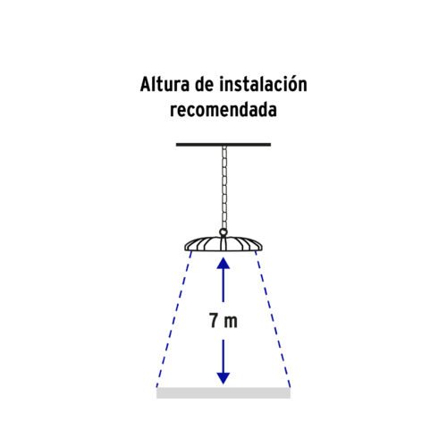 467934 46793 - Luminario de LED 150 W High Bay, Volteck