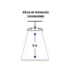 467944 46794 - Luminario de LED 200 W High Bay, Volteck