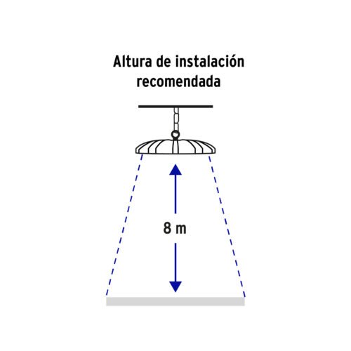 467944 46794 - Luminario de LED 200 W High Bay, Volteck
