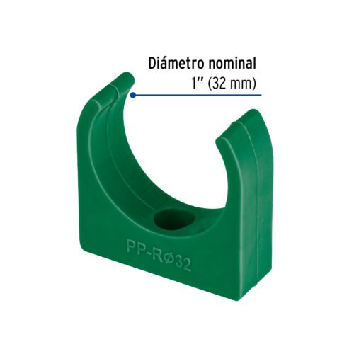 46797 - Abrazadera PPR,  1", tipo U, Foset