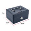 46798 - Caja para dinero, 15 cm, HERMEX