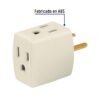 468001 46800 - Multicontacto triple aterrizado, tipo cubo, Volteck