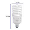 46830 - Lámpara espiral T4 65 W alta potencia luz de día, caja