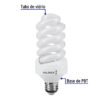 46835 - Lámpara espiral T4 24 W luz neutra en blíster, Volteck