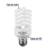 46838 - Lámpara espiral mini T2 23 W luz de día en blíster, Volteck