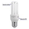 468431 46843 - Lámpara triple T3 9 W luz de día en blíster, Volteck