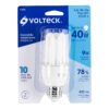468433 46843 - Lámpara triple T3 9 W luz de día en blíster, Volteck