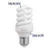 46848 - Lámpara espiral T3 13 W luz de día en blíster, Volteck