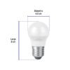 46855 - Lámpara LED G45 3 W (equiv. 25 W) luz cálida blíster Volteck