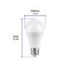 46861 - Lámpara LED A19 12 W (equiv. 75W) luz cálida blíster Volteck