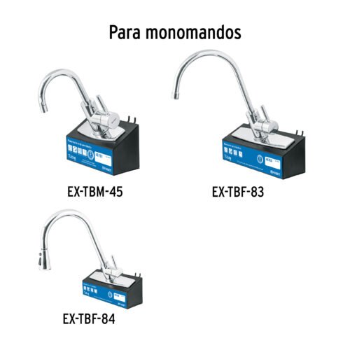 46872 - Maneral repuesto para monomando, cromo, Foset