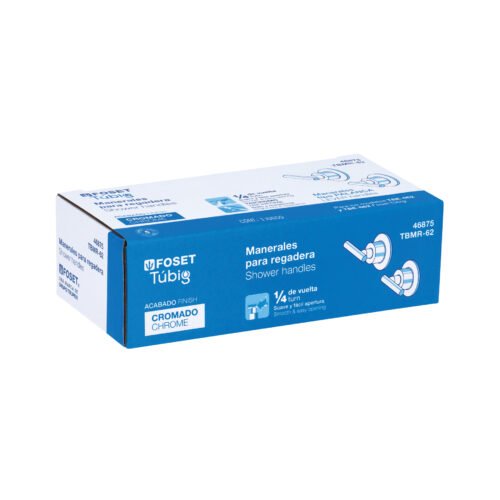 46875 - Juego de 2 manerales para regadera, palanca, cromo, Tubig