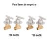46876 - Juego de 2 manerales para regadera, palanca, satín, Tubig