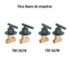 46877 - Juego de 2 manerales para regadera, palanca, negro, Tubig