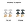 46878 - Juego de 2 manerales para regadera, volante, cromo, Tubig