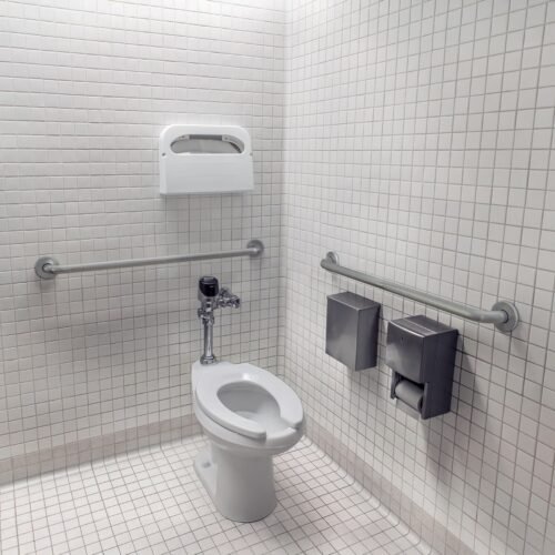 46882 - Barra recta de seguridad, acero inox, 1-1/4" x 30cm, FOSET