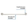 46886 - Barra recta de seguridad, acero inox, 1-1/4" x 80cm, FOSET