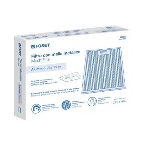 46896 - Juego de 3 filtros de aluminio para campana CAME-80