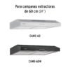 46898 - Juego de 2 filtros de aluminio para campana CAME-60
