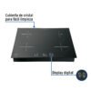 46916 - Parrilla inducción empotrable 60cm, 4 quem, vidrio, Riviera